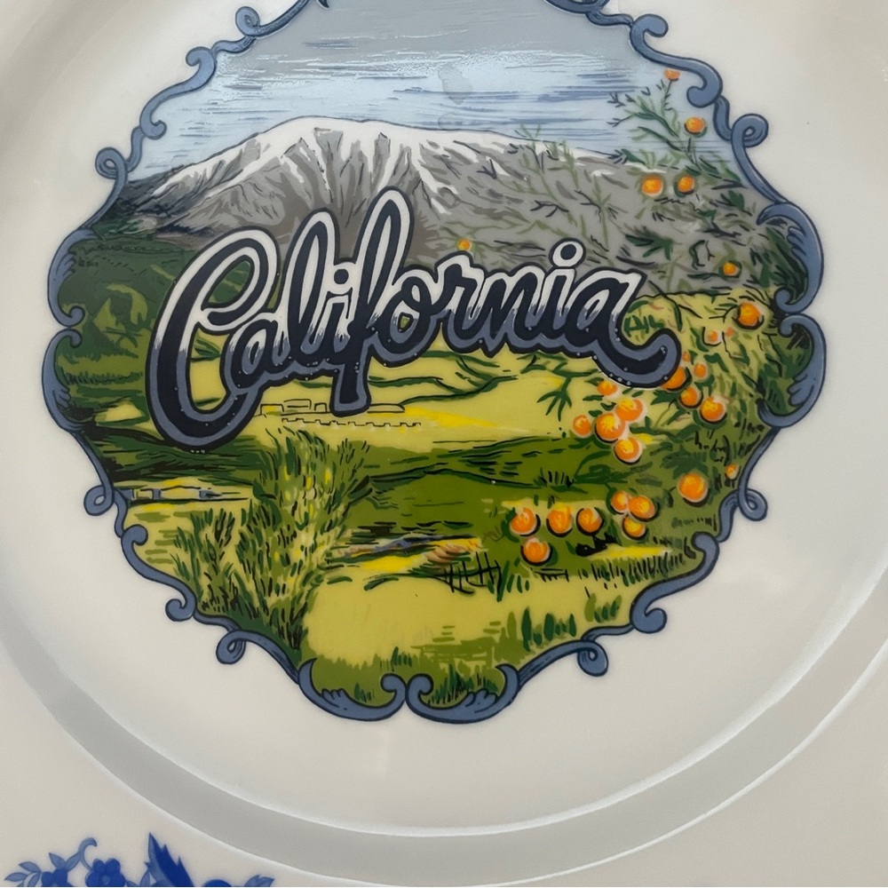 Vintage Souvenir California Plate - Picture 3 of 4